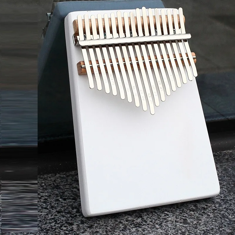 Thumb Piano 17-tone Beginner, Sheet Music Mahogany Core Nanzhu Wood Full Single-board Finger Piano Instrument - view 2