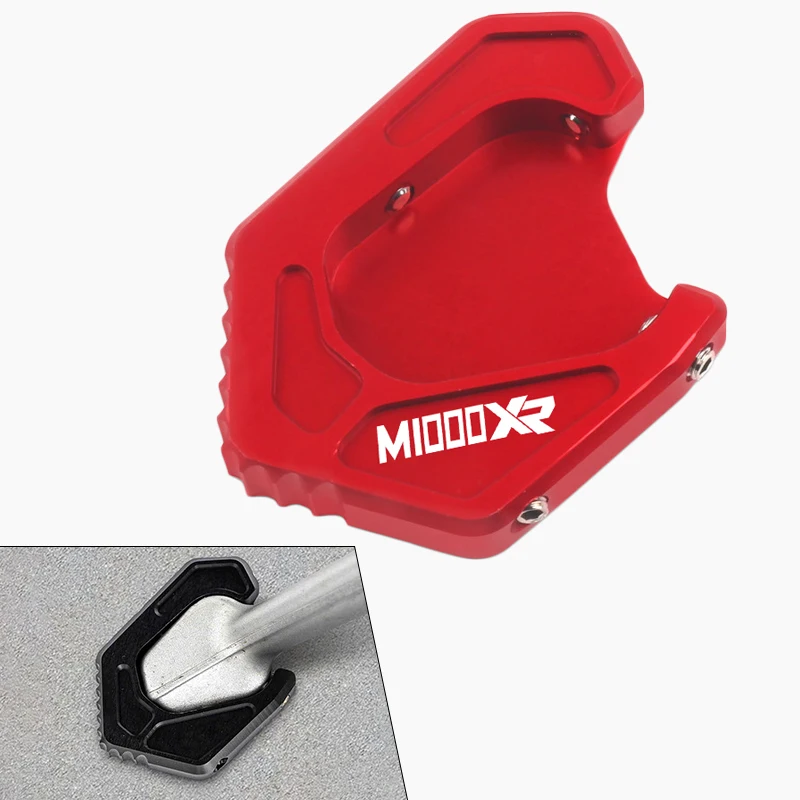 Motorrad Ständer Fuß Seite Stehen Verlängerung Pad Unterstützung Platte Vergrößern Stehen Für M1000XR M1000 XR M 1000 XR 2024 2025