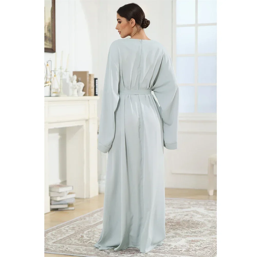 Eid djellaba abayas para mulheres muçulmano maxi vestido ramadan islam roupas árabe robe dubai kaftan turquia caftan marocain femme novo