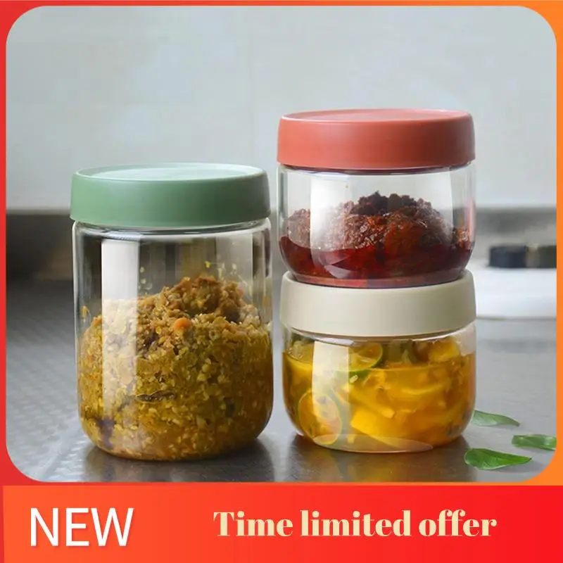 

Glass Mason Jars For Overnight Oats With Lids In Vibrant Colors Storage Stackable Yogurt Containers Sealed Jars 300Ml Durable