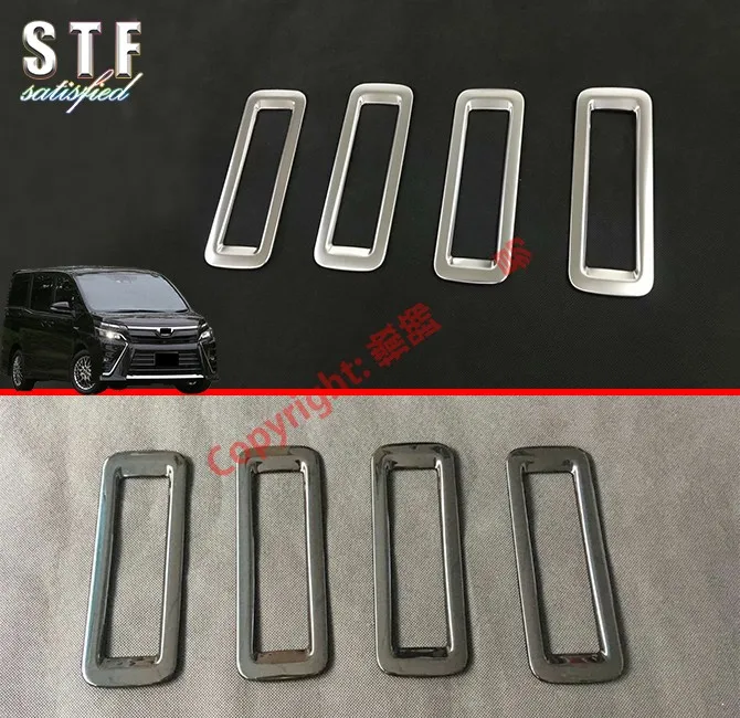 

ABS внутренняя задняя крышка вентиляционного отверстия для Toyota Voxy R80 2018 2019 2020, автомобильные аксессуары, наклейки