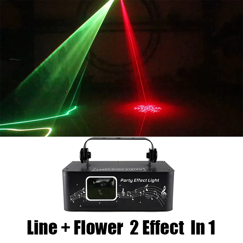 

Disco Lights Beam Line Scanner With RG Flower Laser Projector Stage Effect Light 2 In 1 For Dj Club KTV Party Holiday Wedding