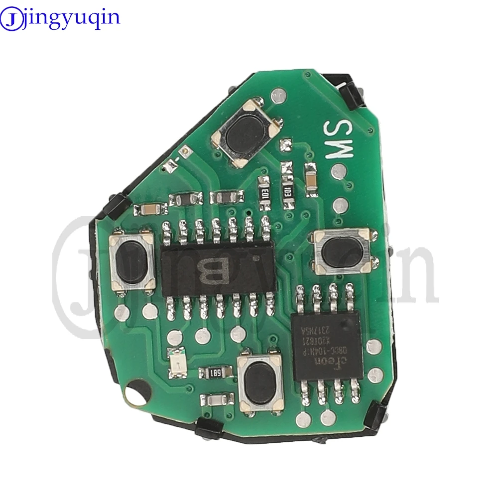 jingyuqin 433MHZ ID46 Chip 2 przyciski zdalnego inteligentnego pilota samochodowego do Isuzu D-Max Holden Colorado Auto Key Control Replacement