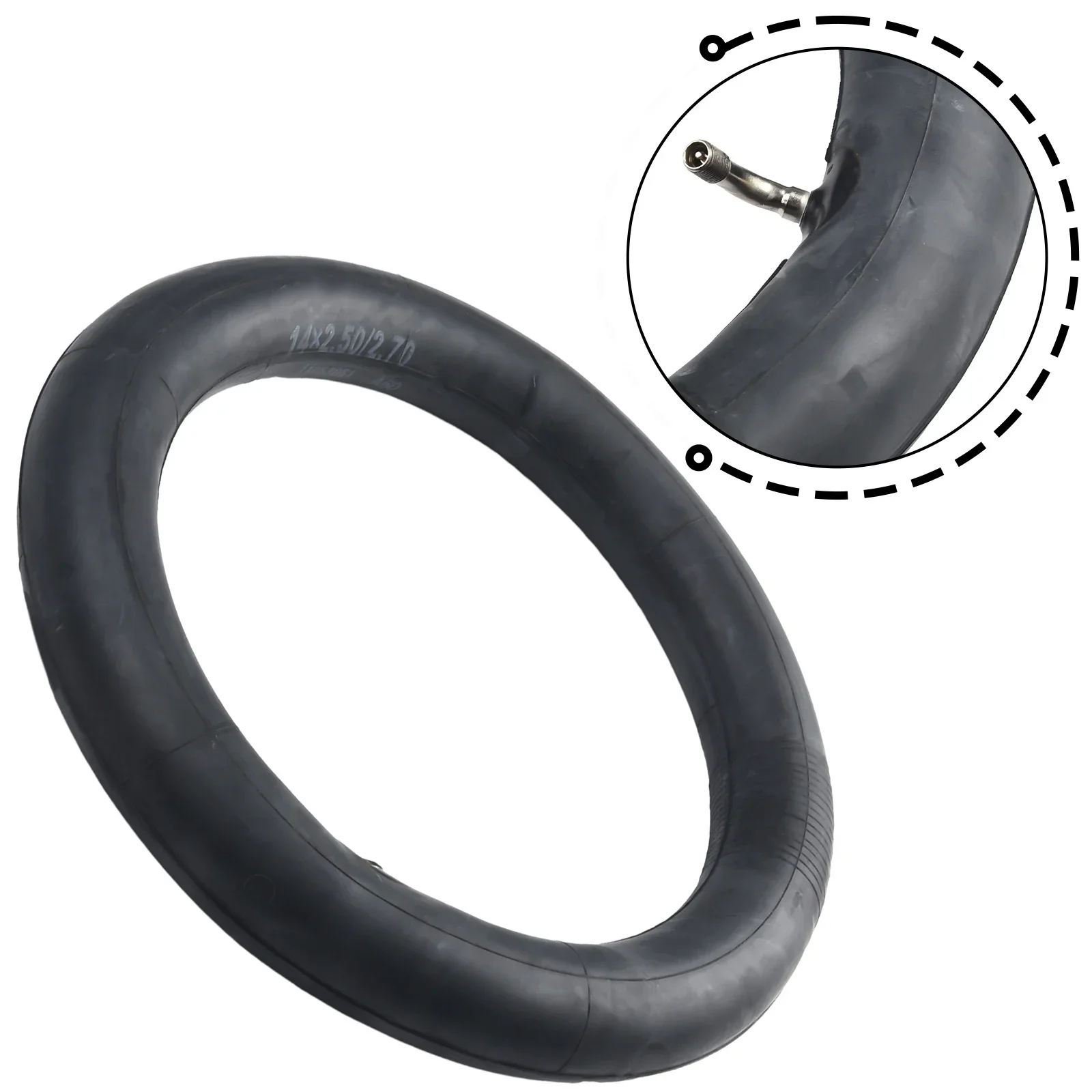 Bicycle Parts Inner Tube Hot Sale Rubber Convenient Easy To Install Highly Matched Electric Bike E-scooter Brand New Practical