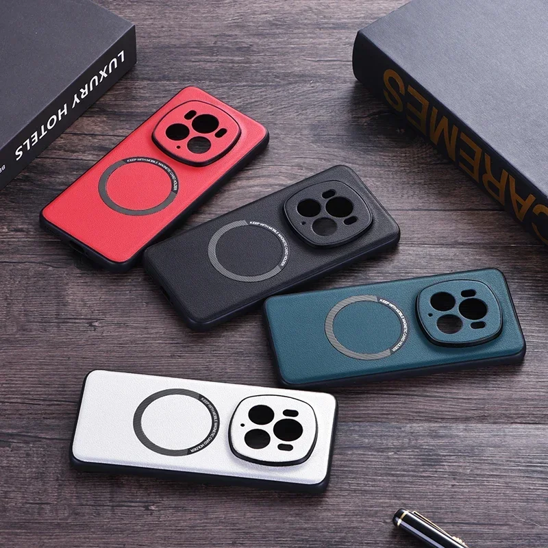 Funda For Honor Magic 6 Pro Case Magnetic PU Leather + TPU Protective Back Cover for Honor Magic6 Pro чехол