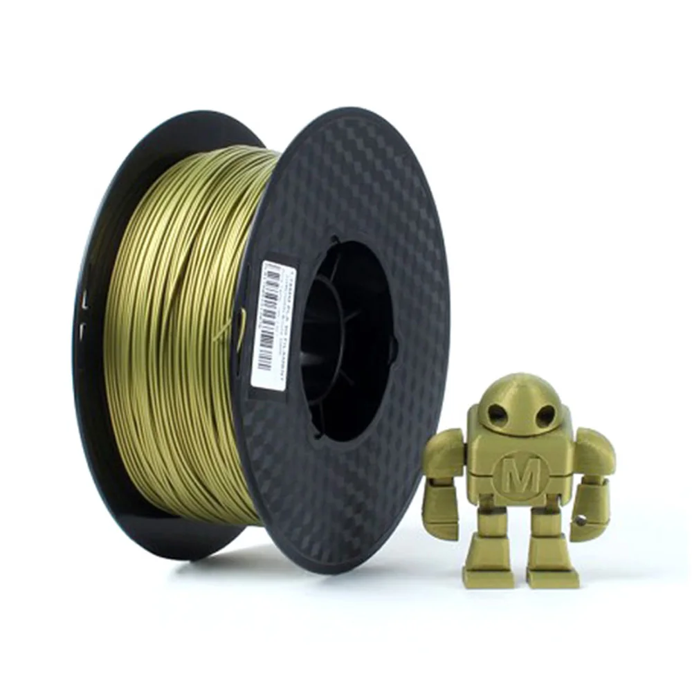 3d Printer Consumables Metal Pla Consumables 1.75mm Material Imitation Metal Bronze Gold Silver Copper 1kg Printer Accessories