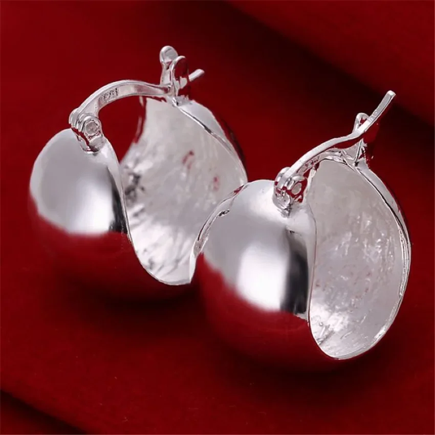 Hot Selling New Style 925 Sterling Silver Earrings High Quality Jewelry Beautiful Ladies Favorite Wild Fashion Hook Earring