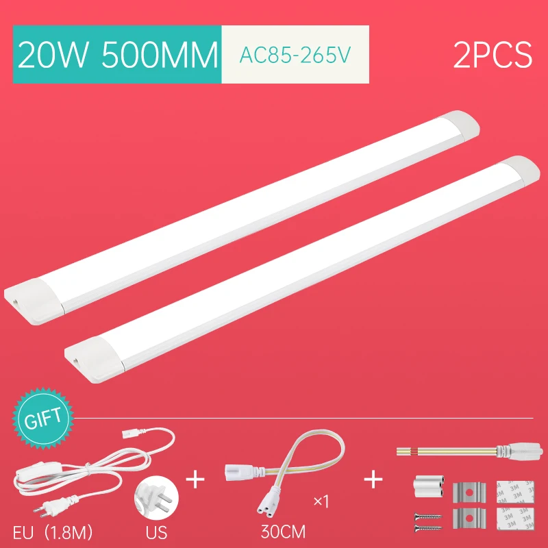 CHENBEN Led 220V Rohr Licht Zimmer Streifen Mit Kabel Rohr Lichter Leuchte Für Home Schlafzimmer Küche Schrank Beleuchtung innen Lampe 110V Rohr 4