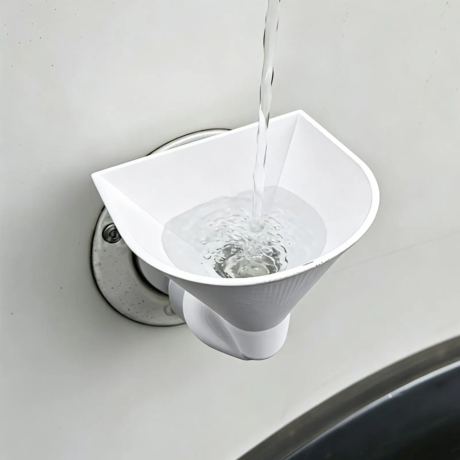Water Filler Funnel for Campers Campervans RV Caravan Tent Travel Trailers Campers Anti-Splash Leak-Proof Wide Mouth Filler
