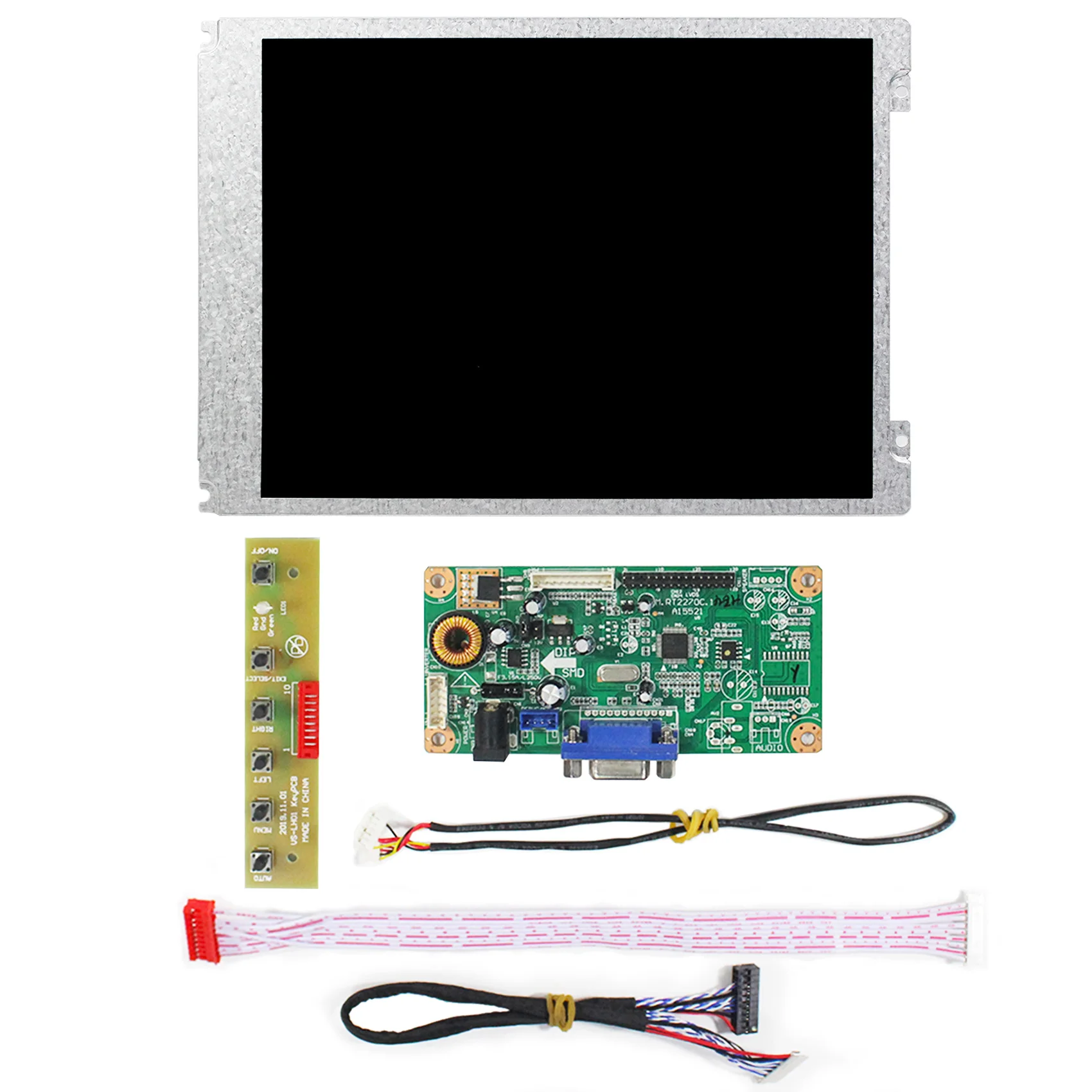 Layar LCD M084GNS1 800X600 8.4 inci, RT2270C-A papan pengontrol LCD VGA