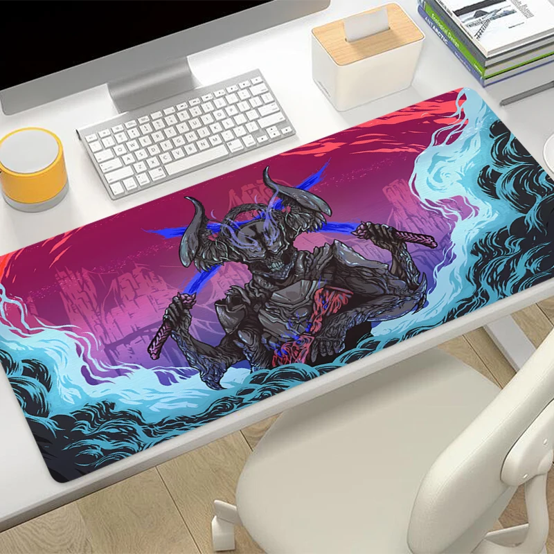 

Demon Mask Mousepad Computer Game Mouse Pad Gaming Accessories Anti-Slip Printing Deskmat Keyboard Pad PC carpet Large Mousepad