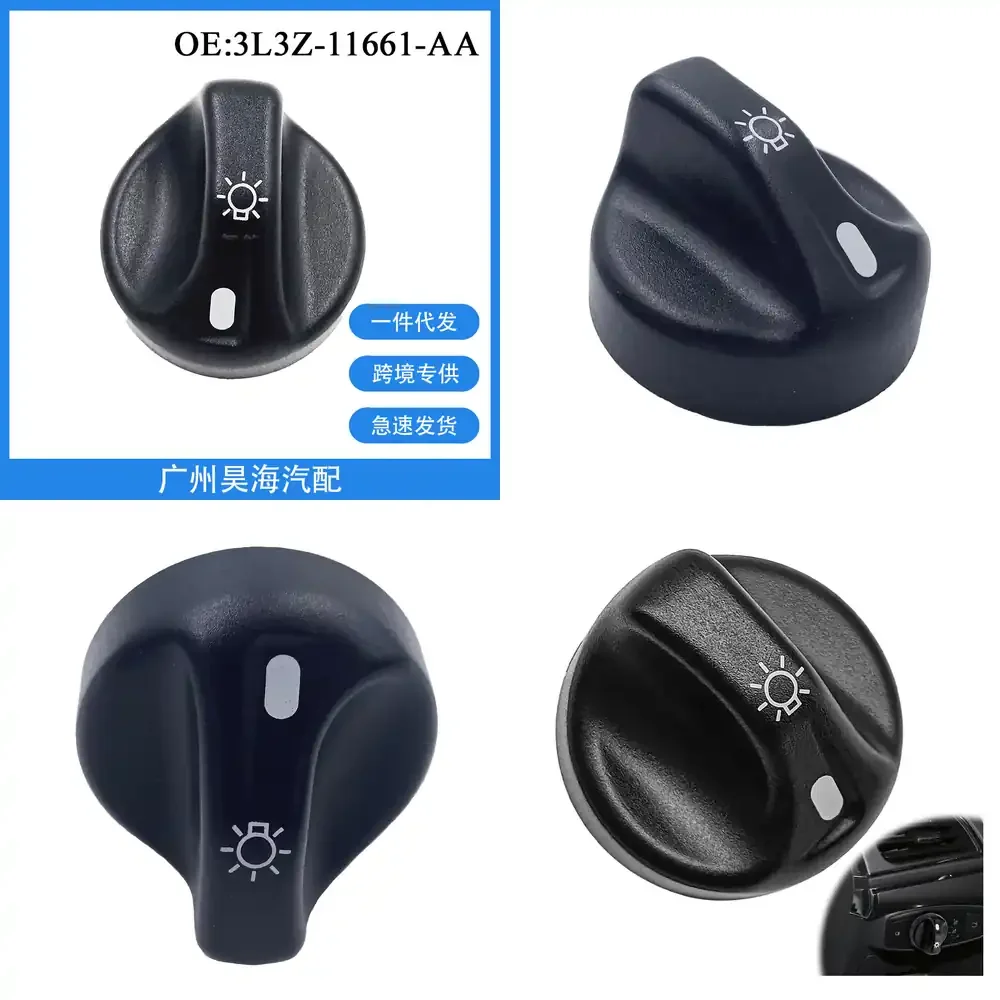 

3L3Z-11661-AA for Ford F150 1997-2003 Headlight Switch Knob Dimmer Control Rotary Lamp Toggle Light Bulb Adjustment Dial Part
