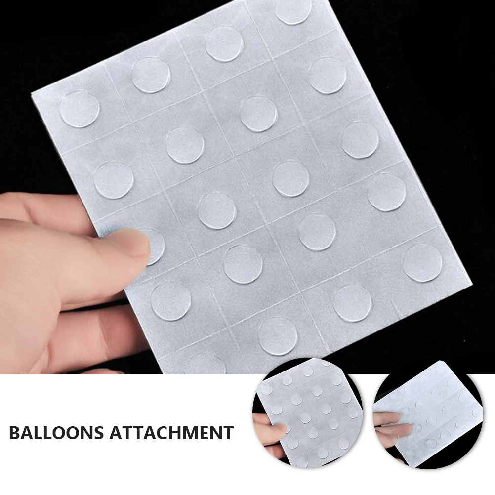 

50 Sheets Balloon Dot Glue Stickers High Quality Material Durable Simple Decorative Home No Mark After Removing Suitable Various