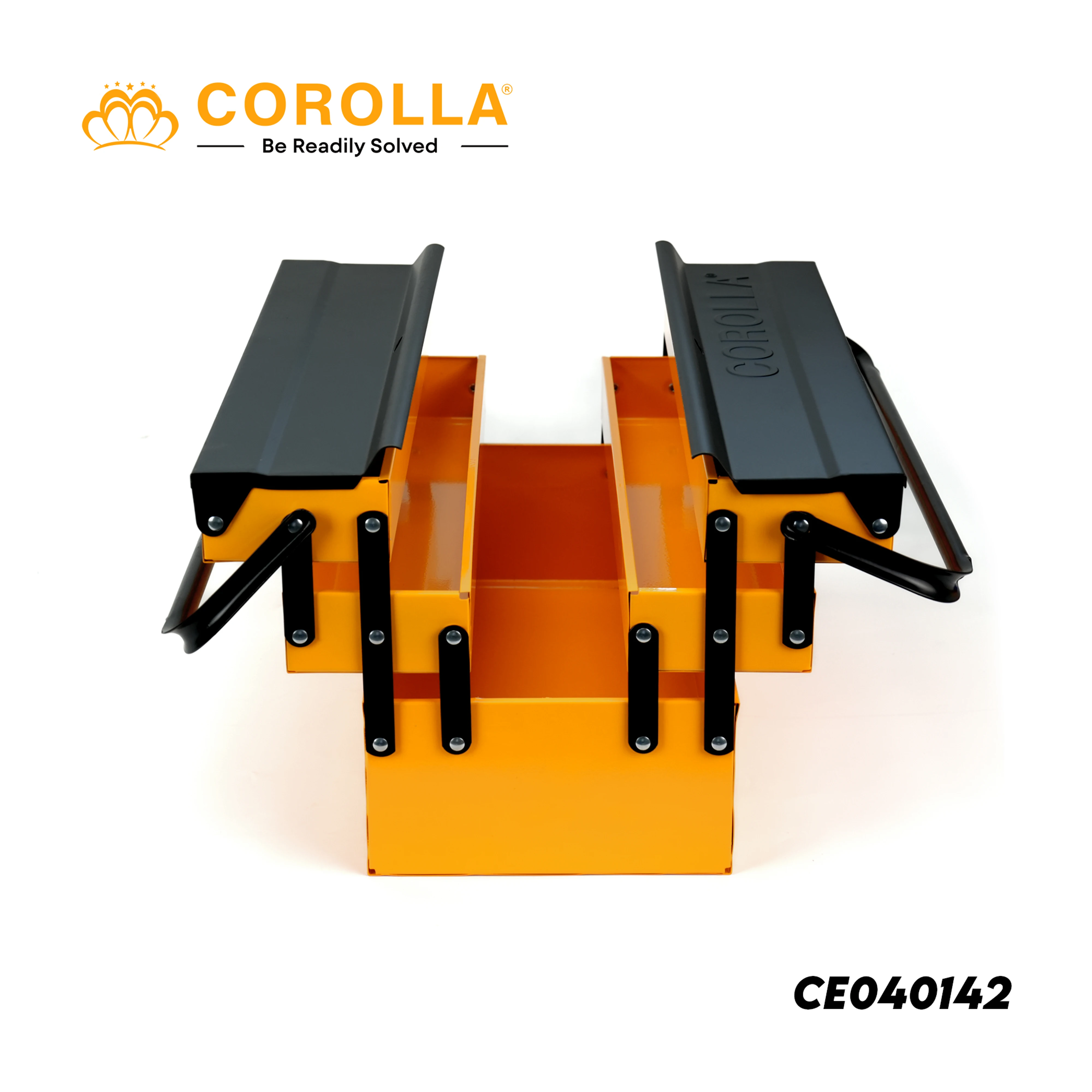 صندوق أدوات منزلي معدني قابل للطي مكون من ثلاث طبقات مبيعات المصنع مباشرة مجموعة أدوات إصلاح السيارات متعددة الوظائف