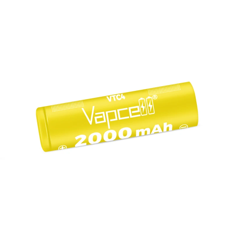 1-20 ピースオリジナル Vapcell VTC4 18650 バッテリー 2000mAh 20A 3.6V 高ドレイン充電式リチウムイオン電池バッテリーパック用