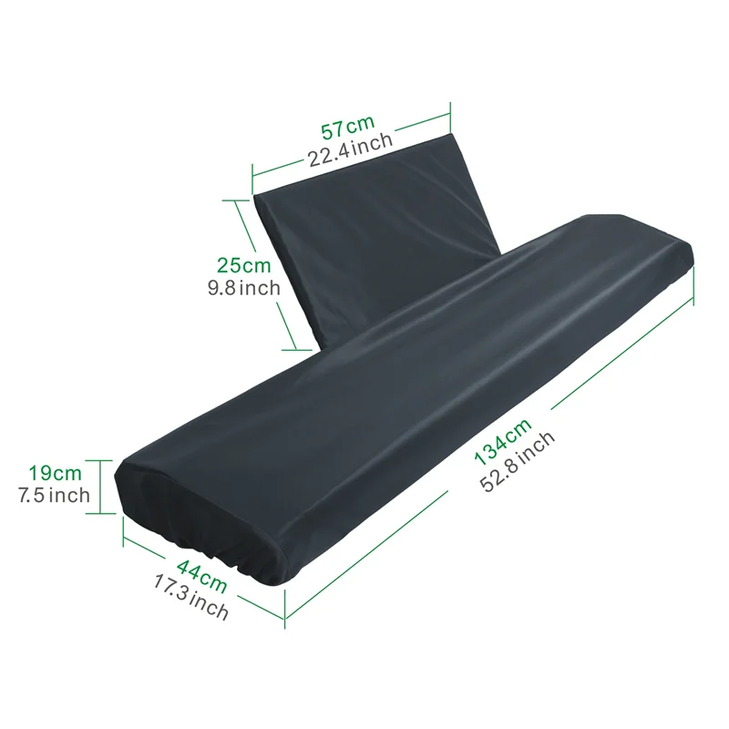 88キー用防塵ピアノキーボード,楽譜付き防塵カバー,洗える