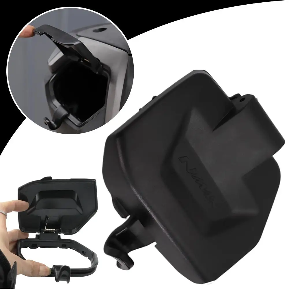 

Водонепроницаемая крышка для хранения Nmax 2025, карманная крышка из АБС-пластика, боковой карман с противоугонным замком и подвесным крючком для Yamaha B6S3