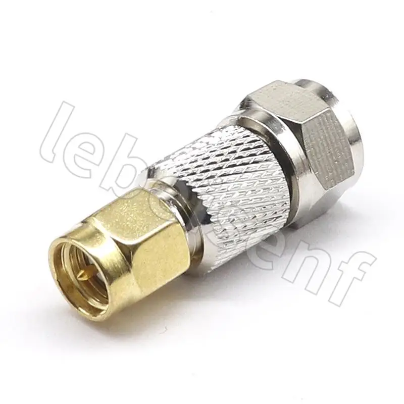 F male to SMA male SMAJ/FJ high frequency adapter copper SMA male to F male radio frequency adapter F adapter