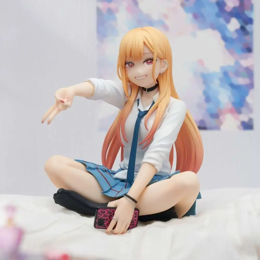 Marin Kitagawa My Dress-Up Darling School Uniform Figure Desk Ornament Kawaii Anime Gift for Boys Girls Cartoon Collectible Toy view 2