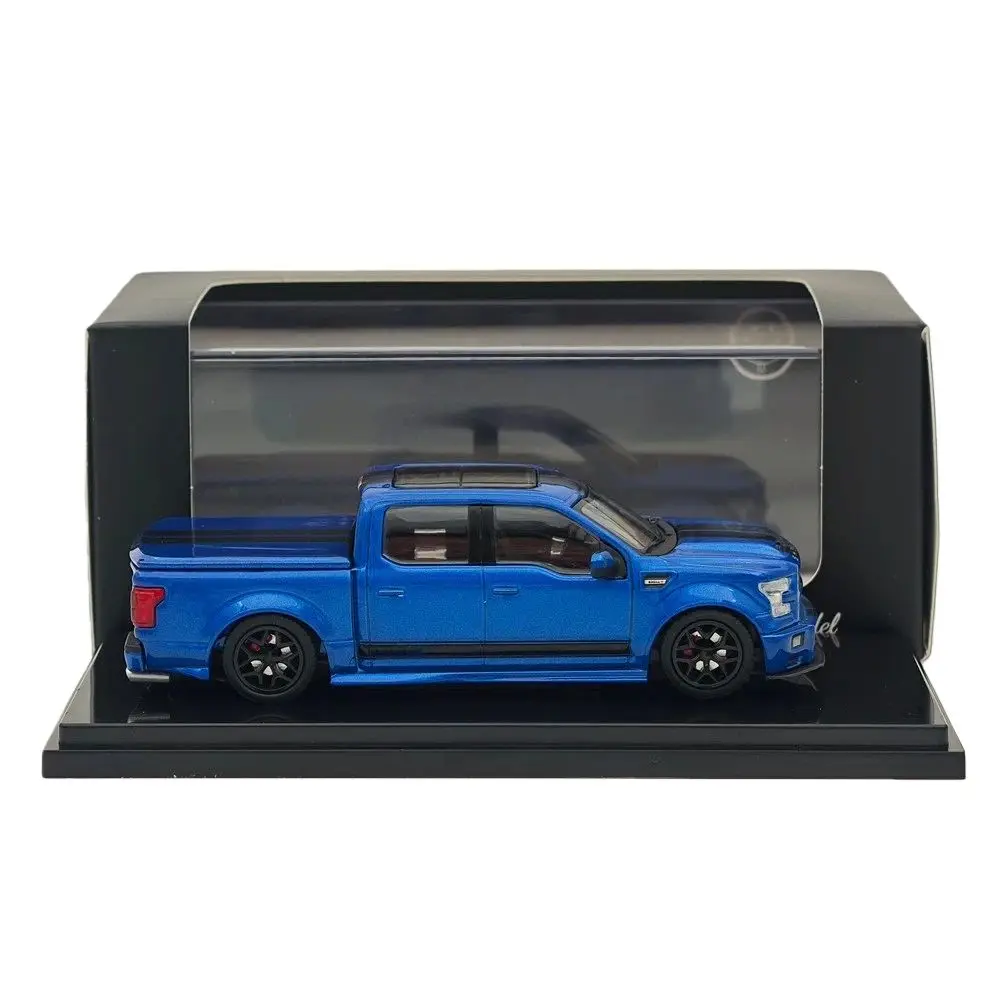 Funny FM 1/64 Scale For F-150 Shelby Super Snake Pickup Sport Model With Accessories Diecast Models Car Collection