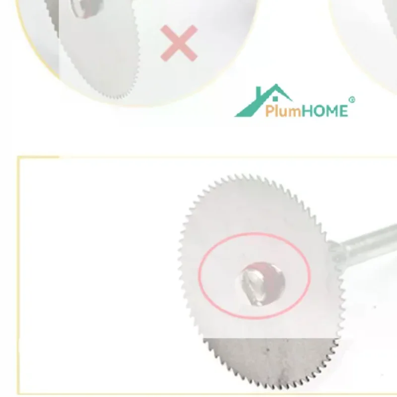 Mini Circular Saw Blade Set Stainless Steel Wood Cutting Disc for  Rotary Tools with Mandrel Wood Cutter Wheel 5pcs