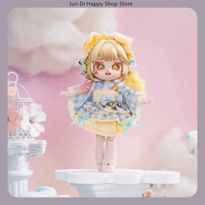 ​ COME4FREE 1/12 BJD poupée vêtements brise de mer Milkshake conte de fées série robe tenue ensemble pour OB11 poupée vêtements