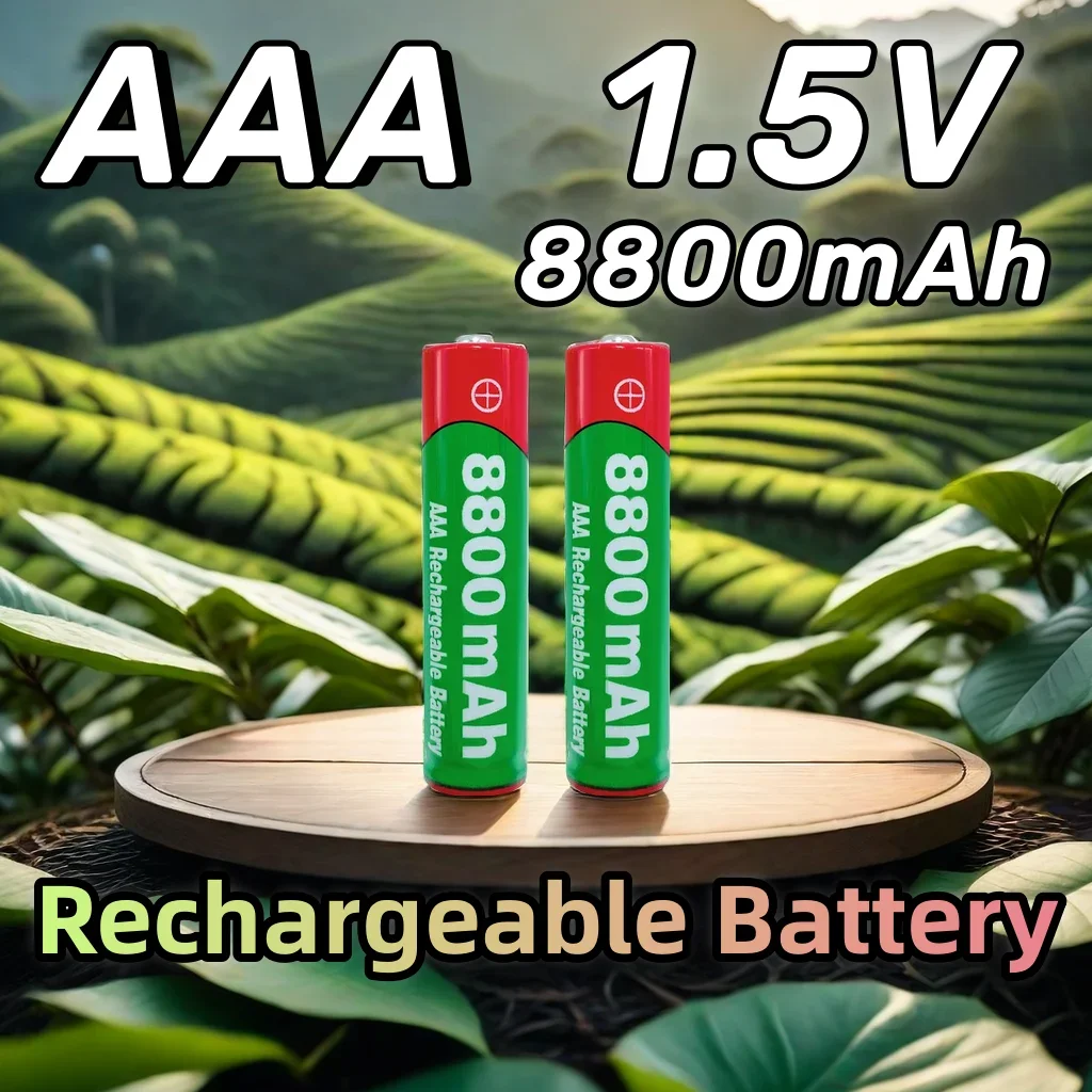 

AAA1.5V Battery 8800mAh Rechargeable Battery Lithium Ion 1.5 V AAA Battery for Clocks Mice Computers Toys So on