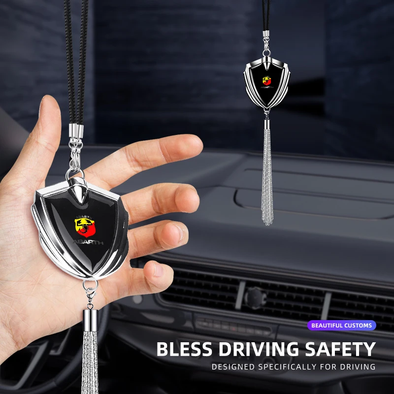 

Car Rearview Mirror Decoration Auto Interior Decoration Personality Pendant for abarth 695 595 500 competizione 124 Spider PUNTO