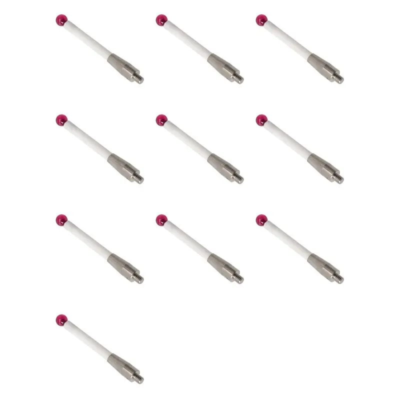 【THANKSGIVING DAY】10X Probe Stylus A 5000 3709 CMM 50Mm Contact Probes Measuring Shafts-6Mm Ball Tip CNC Tools Accessory