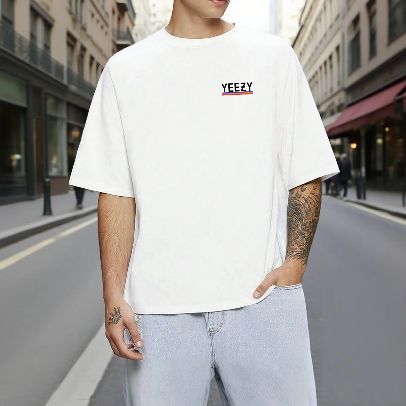 

Man & Women Clothes 100%Cotton Graphic T-Shirts Y-Yeezy Print Summer Tops Y2k Streetwear Short Sleeve Tees Camisetas Ropa Hombre