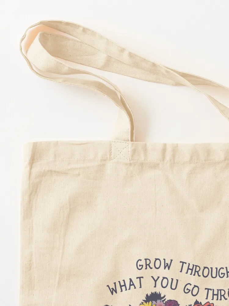 تنمو من خلال ما تذهب من خلال حمل حقيبة لطيف كيس مزموم أكياس فاخرة للنساء حمل حقيبة الرجال شعار التسوق