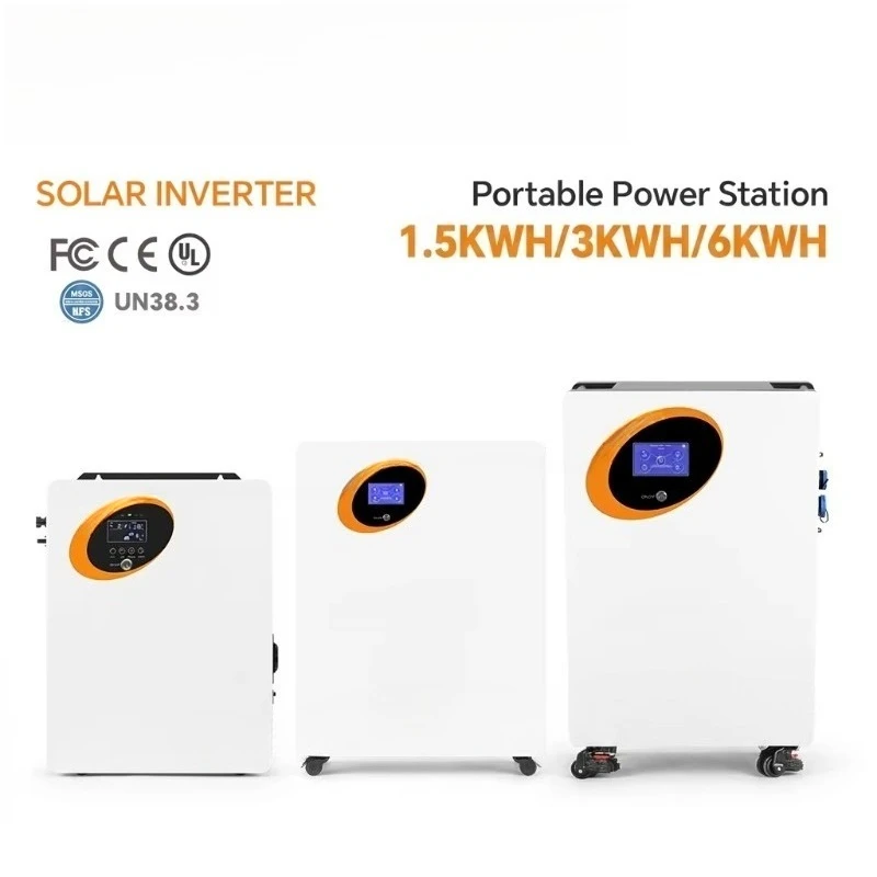 Hot Sales Solar Generator 12kW 6kW 3kW Hybrid Solar System  1000W 3000W 6000W All in One Solar System Home Indoor Outdoor Use