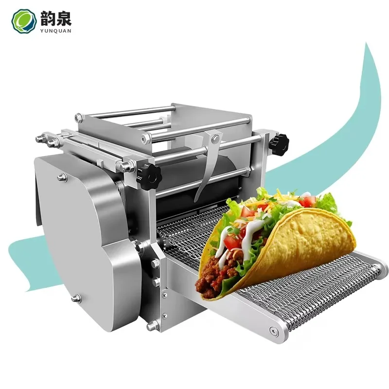 

Chinese Automatic Corn Tortilla Baking Machine Taco-Specific Pressing Machine Mexican Corn Taco Maker