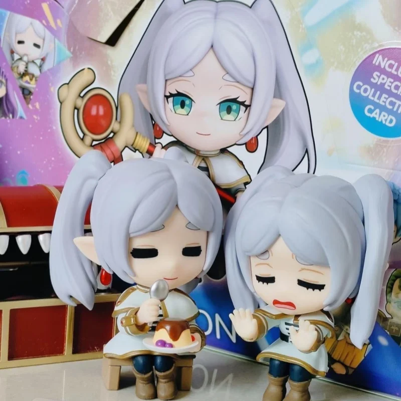 Hot Toys Frieren: Poza krańcem drogi - Niespodzianka, figurka Cosbi Mini Q-Version, gadżet anime, dekoracja stołu, prezent