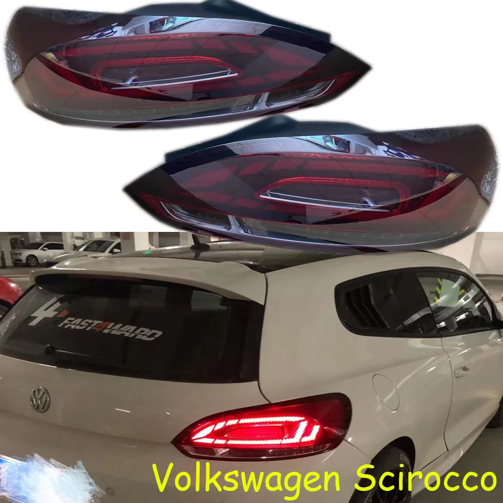 car bumper tail light for Volkswagen Scirocco taillight LED 2008~2014y car accessories Taillamp for VW Scirocco fog lamp