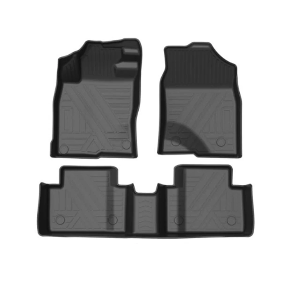 

For Honda Civic 2016-2021 All Weather Custom TPE Car Floor Mat Foot Pad The Left Driving Waterproof Non-slip Full Set Car Pad