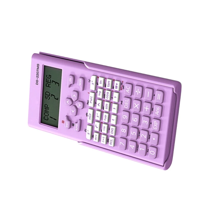 Calculatrice scientifique Portable, outil d'examen multifonctionnel à écran large à 12 chiffres, calculatrice fonctions pour