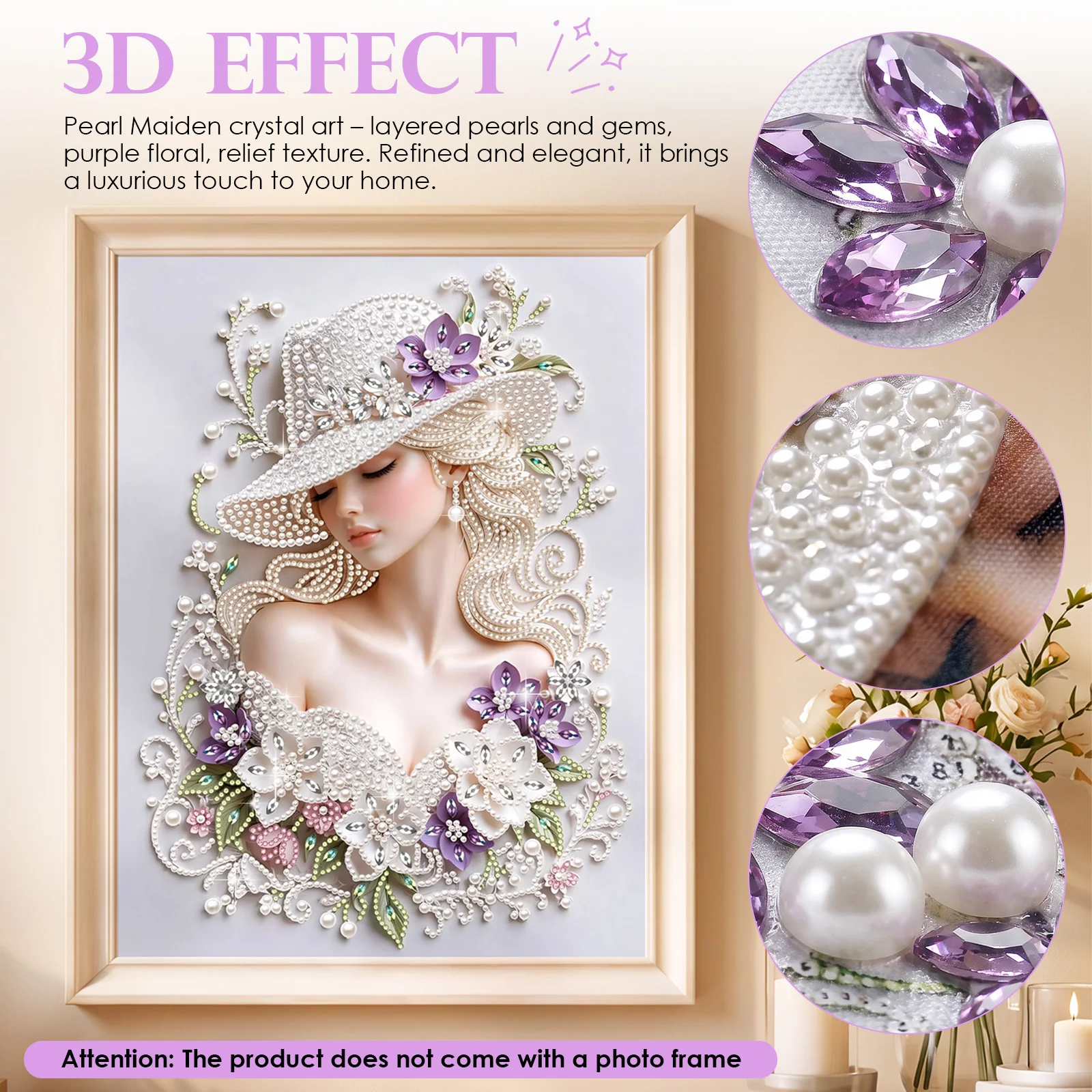 Kit de Arte com Pérolas e Diam - Art Craft Jellyfish avaliação e preço