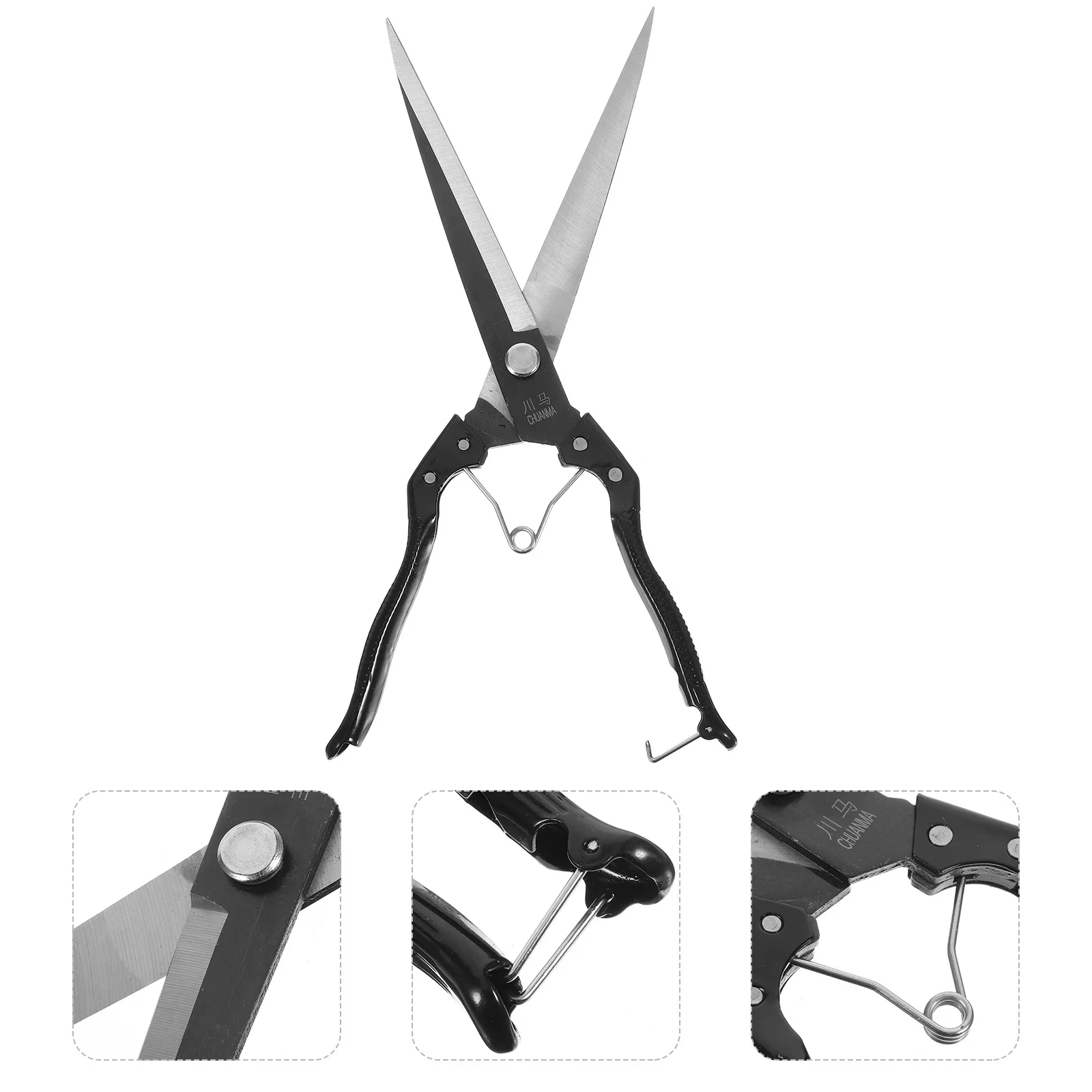 

1Set Metal Sheep Shears Ergonomic Handle Design Efficient Trimming Cows Sheep Alpaca Grooming Tools Alpaca Shears