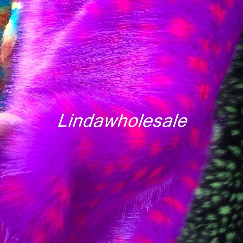 High-grade imitation fox plush fur collar background cloth  carpet material,faux fur fabric,170cm*50cm/pcs