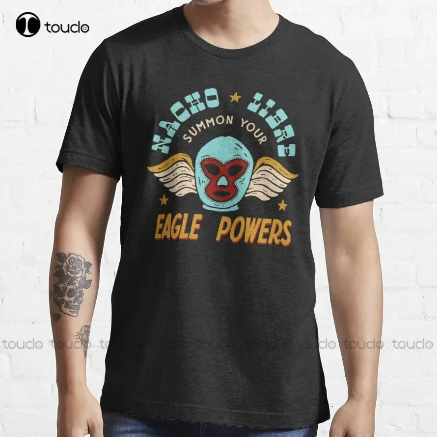 NACHO LIBRE jack black movie mexico T-Shirt mens swim shirt Custom aldult Teen unisex digital printing xs-5xl All seasons cotton