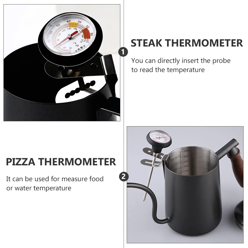 

Набор зажимов для термометра из нержавеющей стали для дома, кухни, барбекю, гриля, мясного молока, ресторана, точный датчик температуры, легкий вес