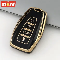 For Geely Okavango Coolray Atlas Monjaro Tugella Emgrand GT S Proton X50 X70 TPU Car Key Case Cover Protective Shell Fob
