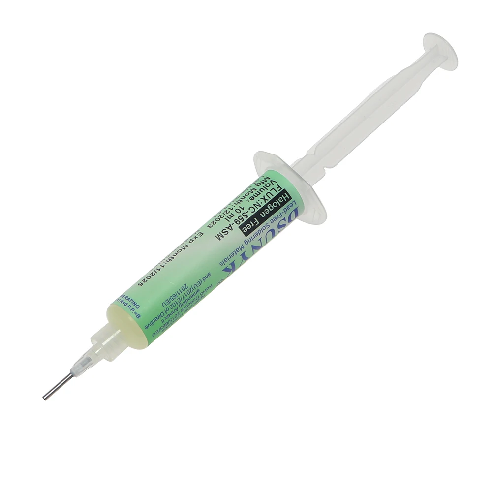 Nc-559-asm Flux Bga Balls,Liquid Solder for Soldering Syringe Solder Paste 10ml Flux for Soldering No Cleaning Welding Tools