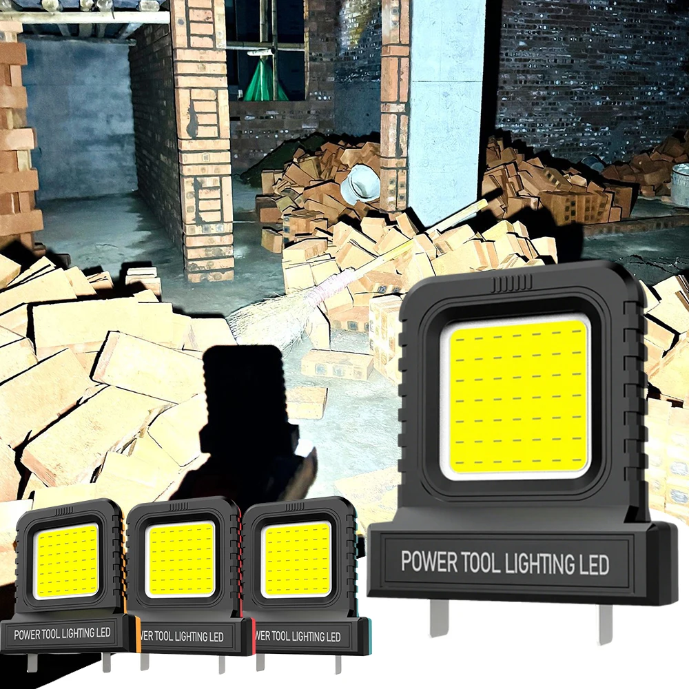 

Power Tool Accessories Parts For Makita 18V For DeWALT 20V For Milwaukee For Bosch For M18 Lithium Battery Case Work Lamp Lights