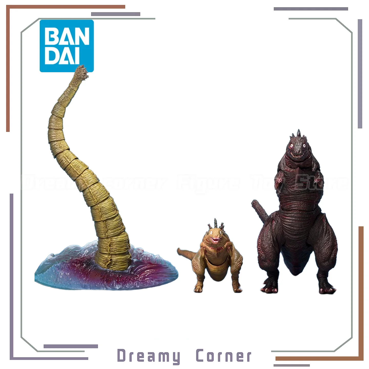 【Preventa】BANDAI SPIRITS S.H.MonsterArts SHIN GODZILLA 2016 Figura de acción de la criatura gigante desconocida en 2ª y 3ª forma