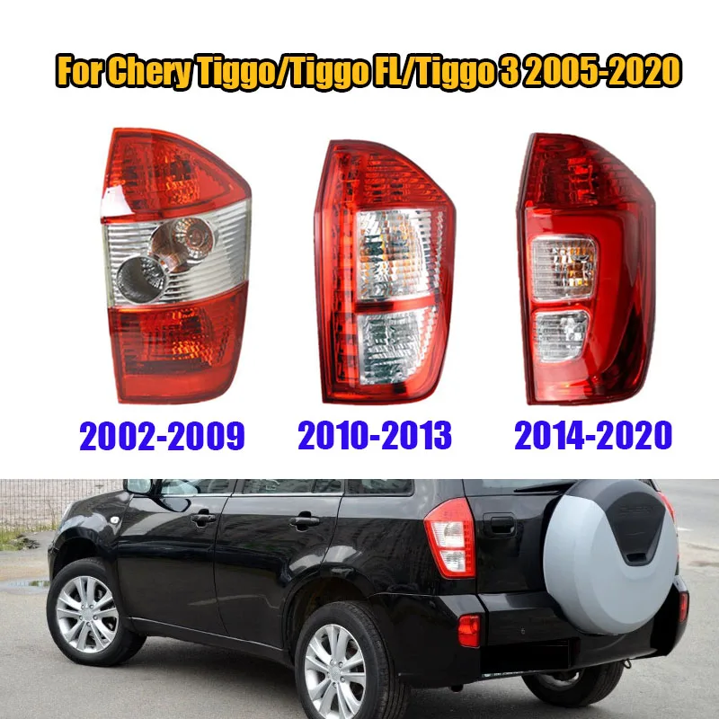 

Для Chery Tiggo/Tiggo FL/Tiggo 3 2002-2020 Стайлинг автомобиля задний фонарь задний противотуманный фонарь задний фонарь стоп-сигнал указатель поворота