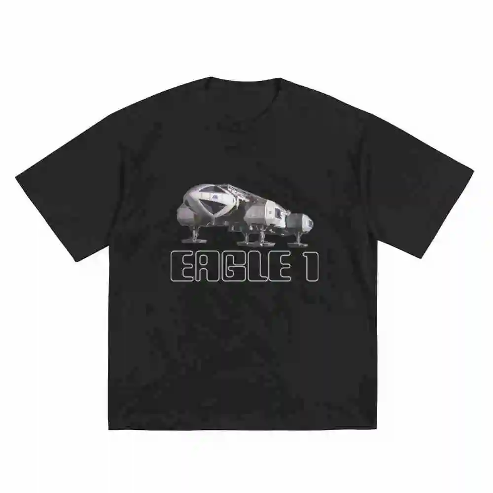 Space 1999 Eagle 1 Short Sleeve Tee 100% Cotton T-Shirt
