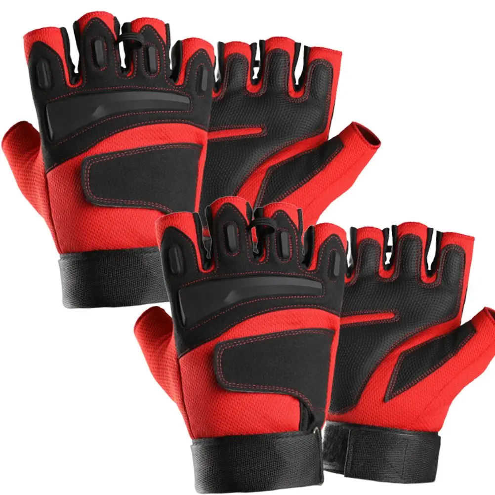 

Half Finger Protective Gloves Cycling Mountain Bike Outdoor Shock Absorbing Anti Breathable Fitness Riding Sports