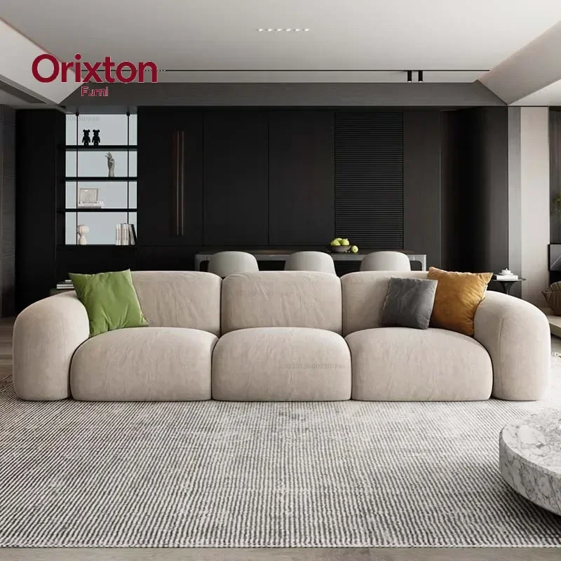 Modern Living Room Sofas Minimalist Sectional Puff Corner Sofa Comfortable Lounge Divano Soggiorno Di Lusso Luxury Furniture